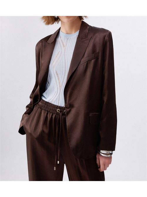 Satin blazer with belt Liu Jo | CA6146T450A.P9576